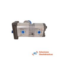 Bomba doble a engranajes 22cc + 11cc - Rexroth - A&C Soluciones