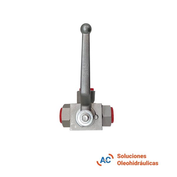 Válvula esférica de 3 vías - R 3/4" gas - 320 bar - A&C Soluciones