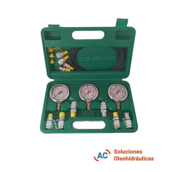 Kit de medición hidráulico - 6 adaptadores - XZT - A&C Soluciones